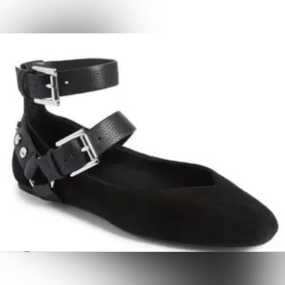 Rebecca Minkoff Black Ballet Flats Size 8